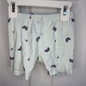 Carter’s 2T Girls Blue Butterfly Pajama Bottoms Shorts